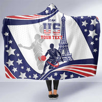Personalized USA Basketball Hooded Blanket One For All Summer Sport
