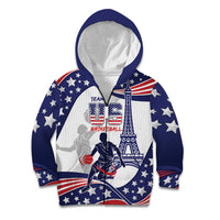 Personalized USA Basketball Kid Hoodie One For All Summer Sport - Wonder Print Shop