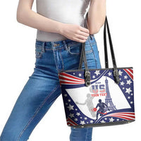 Personalized USA Basketball Leather Tote Bag One For All Summer Sport - Wonder Print Shop