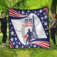 Personalized USA Basketball Quilt One For All Summer Sport - Wonder Print Shop