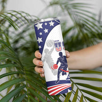 Personalized USA Basketball Skinny Tumbler One For All Summer Sport - Wonder Print Shop
