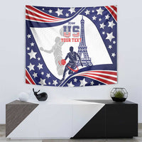 Personalized USA Basketball Tapestry One For All Summer Sport - Wonder Print Shop