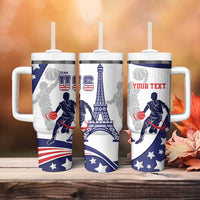 Personalized USA Basketball Tumbler With Handle One For All Summer Sport - Wonder Print Shop