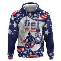Personalized USA Basketball Zip Hoodie One For All Summer Sport - Wonder Print Shop