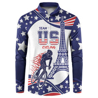 Personalized USA Cycling Button Sweatshirt One For All Summer Sport LT9 - Wonder Print Shop