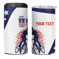 Personalized USA Cycling 4 in 1 Can Cooler Tumbler One For All Summer Sport LT9 - Wonder Print Shop