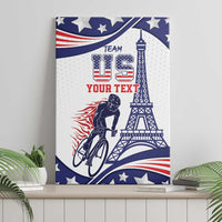 Personalized USA Cycling Canvas Wall Art One For All Summer Sport LT9 - Wonder Print Shop