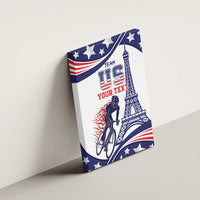 Personalized USA Cycling Canvas Wall Art One For All Summer Sport LT9 - Wonder Print Shop