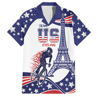 Personalized USA Cycling Family Matching Off Shoulder Short Dress and Hawaiian Shirt One For All Summer Sport LT9 - Wonder Print Shop