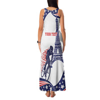 Personalized USA Cycling Family Matching Tank Maxi Dress and Hawaiian Shirt One For All Summer Sport - Wonder Print Shop