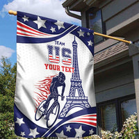 Personalized USA Cycling Garden Flag One For All Summer Sport - Wonder Print Shop