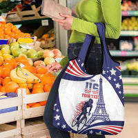 Personalized USA Cycling Grocery Bag One For All Summer Sport