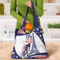 Personalized USA Cycling Grocery Bag One For All Summer Sport