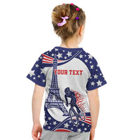 Personalized USA Cycling Kid T Shirt One For All Summer Sport - Wonder Print Shop