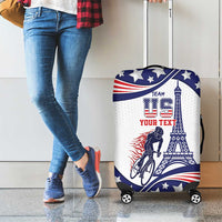 Personalized USA Cycling Luggage Cover One For All Summer Sport - Wonder Print Shop