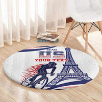 Personalized USA Cycling Round Carpet One For All Summer Sport