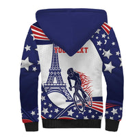 Personalized USA Cycling Sherpa Hoodie One For All Summer Sport - Wonder Print Shop