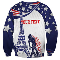 Personalized USA Cycling Sweatshirt One For All Summer Sport - Wonder Print Shop