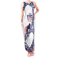 Personalized USA Cycling Tank Maxi Dress One For All Summer Sport - Wonder Print Shop