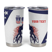 Personalized USA Cycling Tumbler Cup One For All Summer Sport - Wonder Print Shop