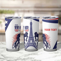 Personalized USA Cycling Tumbler Cup One For All Summer Sport - Wonder Print Shop
