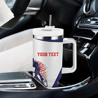 Personalized USA Cycling Tumbler With Handle One For All Summer Sport - Wonder Print Shop