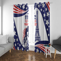 Personalized USA Cycling Window Curtain One For All Summer Sport - Wonder Print Shop
