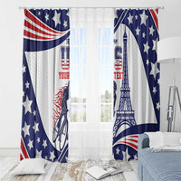 Personalized USA Cycling Window Curtain One For All Summer Sport - Wonder Print Shop