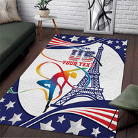 Personalized USA Gymnastics Area Rug One For All Summer Sport LT9 - Wonder Print Shop