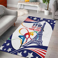 Personalized USA Gymnastics Area Rug One For All Summer Sport LT9 - Wonder Print Shop