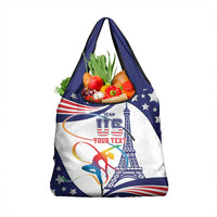 Personalized USA Gymnastics Grocery Bag One For All Summer Sport