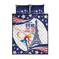Personalized USA Gymnastics Quilt Bed Set One For All Summer Sport - Wonder Print Shop