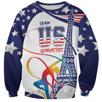 Personalized USA Gymnastics Sweatshirt One For All Summer Sport - Wonder Print Shop