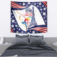 Personalized USA Gymnastics Tapestry One For All Summer Sport - Wonder Print Shop