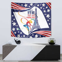 Personalized USA Gymnastics Tapestry One For All Summer Sport - Wonder Print Shop