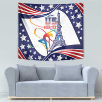 Personalized USA Gymnastics Tapestry One For All Summer Sport - Wonder Print Shop