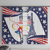 Personalized USA Gymnastics Window Curtain One For All Summer Sport - Wonder Print Shop