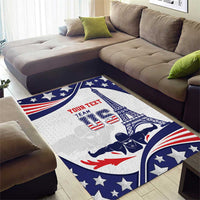 Personalized USA Swimming Area Rug One For All Summer Sport LT9 - Wonder Print Shop