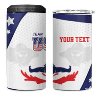 Personalized USA Swimming 4 in 1 Can Cooler Tumbler One For All Summer Sport LT9 - Wonder Print Shop