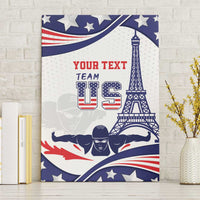 Personalized USA Swimming Canvas Wall Art One For All Summer Sport LT9 - Wonder Print Shop