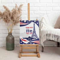 Personalized USA Swimming Canvas Wall Art One For All Summer Sport LT9 - Wonder Print Shop