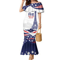 Personalized USA Swimming Family Matching Mermaid Dress and Hawaiian Shirt One For All Summer Sport LT9 - Wonder Print Shop