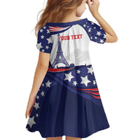 Personalized USA Swimming Family Matching Short Sleeve Bodycon Dress and Hawaiian Shirt One For All Summer Sport - Wonder Print Shop