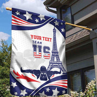 Personalized USA Swimming Garden Flag One For All Summer Sport - Wonder Print Shop