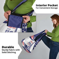 Personalized USA Swimming Grocery Bag One For All Summer Sport