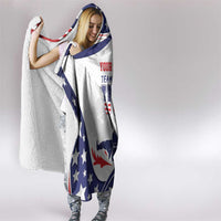 Personalized USA Swimming Hooded Blanket One For All Summer Sport