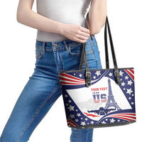 Personalized USA Swimming Leather Tote Bag One For All Summer Sport - Wonder Print Shop
