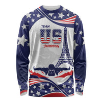 Personalized USA Swimming Long Sleeve Shirt One For All Summer Sport - Wonder Print Shop