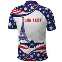 Personalized USA Swimming Polo Shirt One For All Summer Sport - Wonder Print Shop