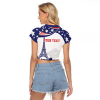 Personalized USA Swimming Raglan Cropped T Shirt One For All Summer Sport - Wonder Print Shop